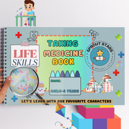 Life Skills Book - Taking My Medication - Age: 3 to 6 years