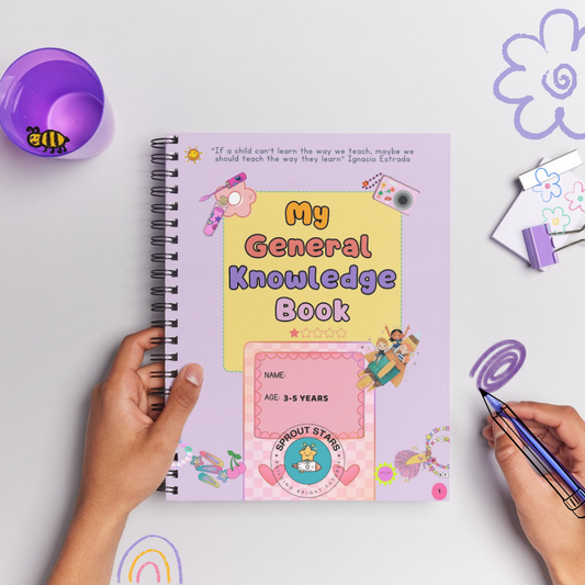 MY General Knowledge Book - PINK - Age: 3-5 years VOLUME 1