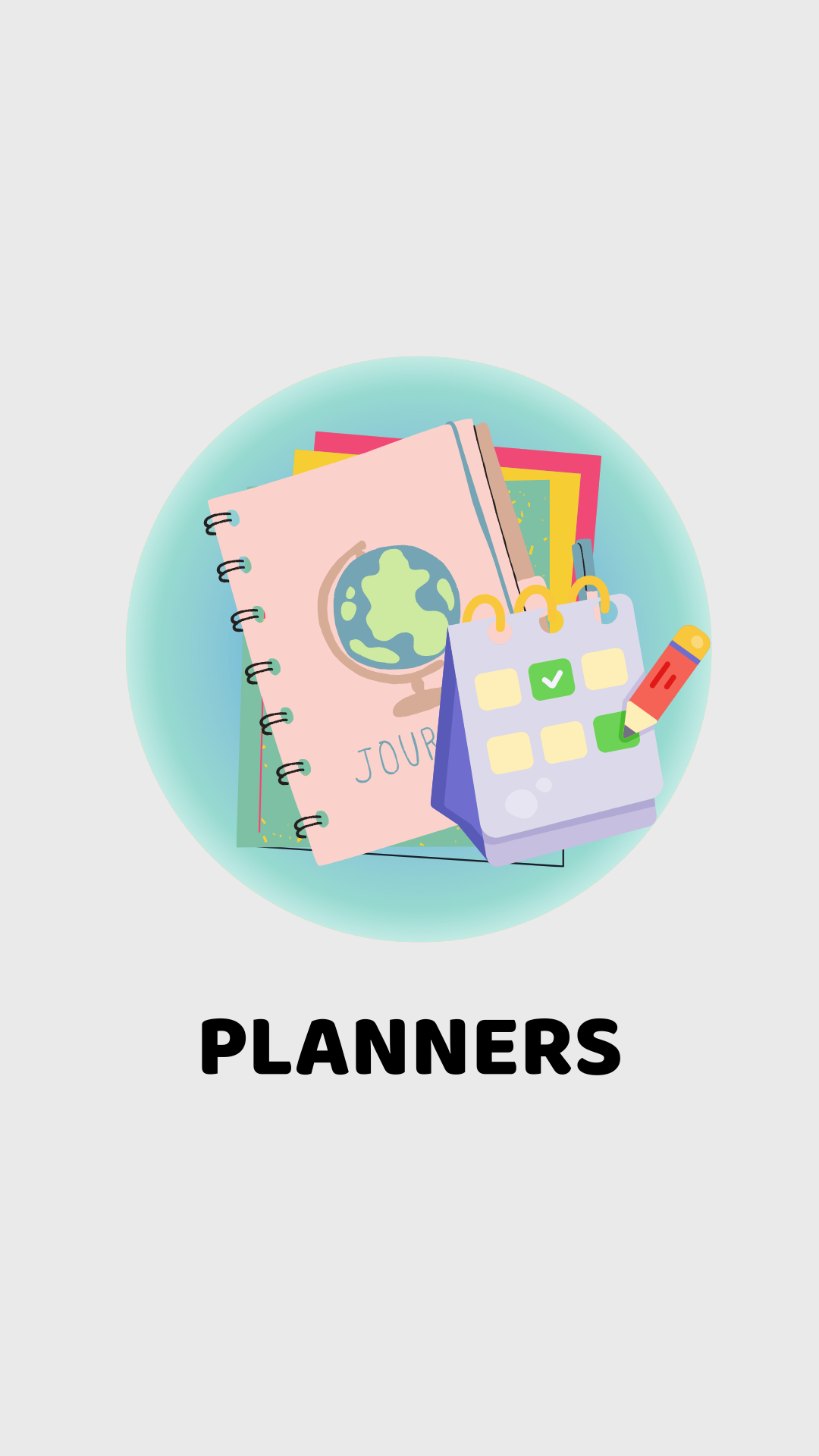 Planners, Schedules and Journals