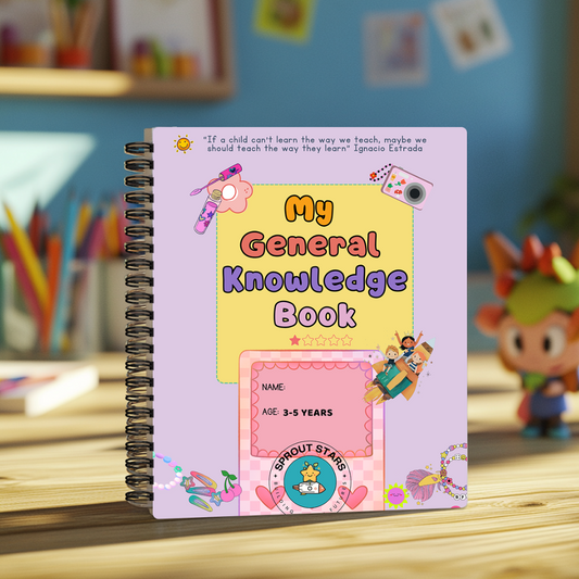 MY General Knowledge Book - PINK - Age: 3-5 years VOLUME 1