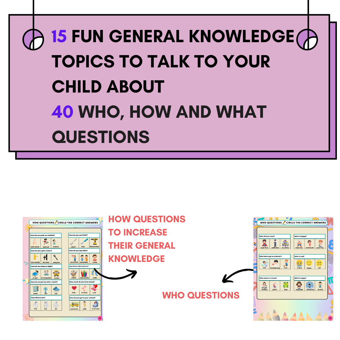 MY General Knowledge Book - PINK - Age: 3-5 years VOLUME 1