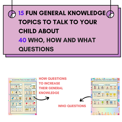 MY General Knowledge Book - PINK - Age: 3-5 years VOLUME 1