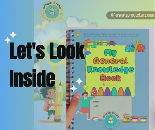MY General Knowledge Book - Blue - Age: 3-5 years VOLUME 1